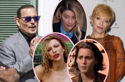 Johnny Depp - Kurt Cobain - Courtney Love - Amber Heard - River Phoenix - Courtney Love Blasts Amber Heard -- And Reveals Johnny Depp Saved Her Life From A Drug Overdose In The '90s! - perezhilton.com - France