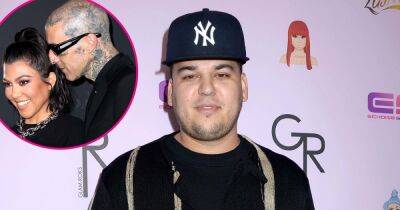 Khloe Kardashian - Kylie Jenner - Kim Kardashian - Kendall Jenner - Kourtney Kardashian - Kris Jenner - Rob Kardashian - Travis Barker - Why Rob Kardashian Skipped Kourtney Kardashian and Travis Barker’s Wedding: Italy Event ‘Would Have Been Too Much for Him’ - usmagazine.com - Italy - county Arthur - George