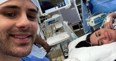 Marnie Simpson - Casey Johnson - Marnie Simpson posts intimate look at son's birth and snaps from minutes after his arrival - ok.co.uk