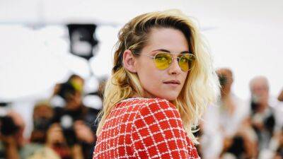 David Cronenberg - Chanel - Kristen Stewart Wore a Red Chanel Suit With No Bra in Sight to Cannes Film Festival - glamour.com