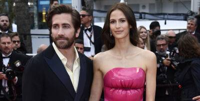 Jake Gyllenhaal - Jeanne Cadieu - Jake Gyllenhaal & Girlfriend Jeanne Cadieu Walk the Cannes Red Carpet Together! - justjared.com - France