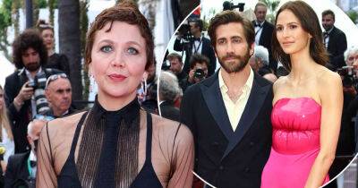 Maggie Gyllenhaal flashes her bra and abs in cut-out gown - www.msn.com - Beverly Hills