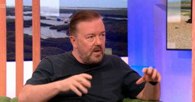 Jermaine Jenas - Ricky Gervais - Alex Jones - Ricky Gervais defends 'uncomfortable' jokes amid Netflix special backlash - msn.com - Netflix