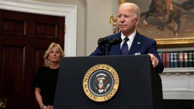 Joe Biden - Jill Biden - President Biden Addresses Texas Elementary School Mass Shooting: 'It’s Time to Act' - etonline.com - Texas - county Uvalde