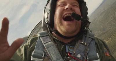 James Corden - Tom Cruise terrifies James Corden on Top Gun fighter jet flight - msn.com - Britain