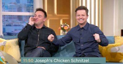 Holly Willoughby - Phillip Schofield - Phil Willoughby - Holly Willoughby tells Ant and Dec to 'behave' as they leave This Morning hosts in hysterics - ok.co.uk