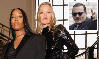 Johnny Depp - Naomi Campbell - Kate Moss - Amber Heard - Benjamin Chew - Naomi Campbell shows love to Kate Moss following her testimony at the Johnny Depp v. Amber Heard trial - us.hola.com - Jamaica