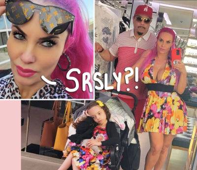 Chanel - Coco Austin & Ice-T SLAM Trolls For Criticizing Them Over Pushing 6-Year-Old Daughter In A Stroller! - perezhilton.com - Texas - Ukraine