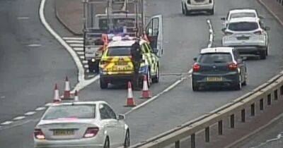 Lane closed on Mancunian Way with traffic expected through rush hour - www.manchestereveningnews.co.uk - Manchester
