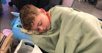 Boy, 6, sleeps on airport floor as family's £2k holiday ruined by easyJet chaos - www.dailyrecord.co.uk - Spain - Manchester