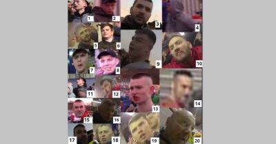 Police release photos of 20 men sought in connection with disorder at Bolton Wanderers match - www.manchestereveningnews.co.uk