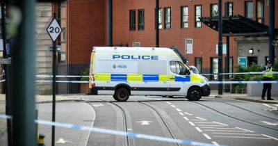 Man in 30s arrested on suspicion of murder following fatal town centre stabbing - www.manchestereveningnews.co.uk - Manchester - county Oldham - city Oldham