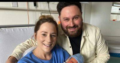 Scots bride goes into labour on wedding day as baby arrives weeks early - dailyrecord.co.uk - Scotland - county Hall - Indiana