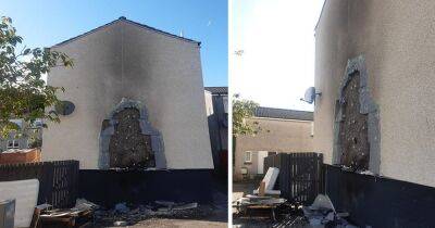 Yobs set fire to Kilmarnock house after torching fly-tipped bed - dailyrecord.co.uk