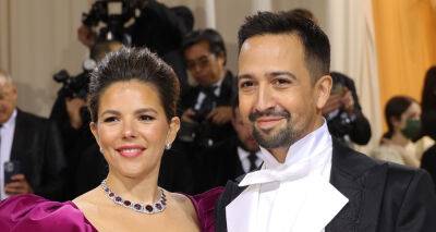 Lin-Manuel Miranda Arrives for Co-Chair Duties at Met Gala 2022 with Wife Vanessa Nadal - www.justjared.com - New York