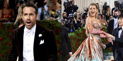 Ryan Reynolds Had the BEST Reaction to Blake Lively's Dress Transformation at Met Gala 2022! - www.justjared.com - New York