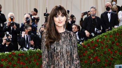 Dakota Johnson Paired a Sheer Lace Bodysuit With the Perfect Smokey Eye at the Met Gala - www.glamour.com - Italy