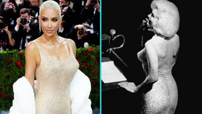 Kim Kardashian - Marilyn Monroe - Happy Birthday - Met Gala - Kim Kardashian Says She Lost 16 lbs to Fit in Marilyn Monroe's Dress for Met Gala - etonline.com - USA - Florida - city Orlando, state Florida
