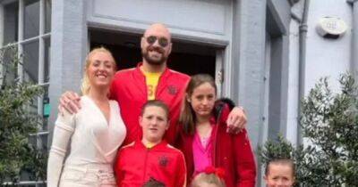Paris Fury shares snap from family day out as Tyson and their kids wear matching outfits - www.ok.co.uk - Venezuela
