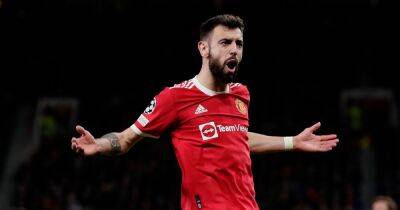 Gary Neville - Los Blancos - Bruno Fernandes - Manchester United's Bruno Fernandes claims unlikely Champions League record - manchestereveningnews.co.uk - Paris - Manchester - Portugal