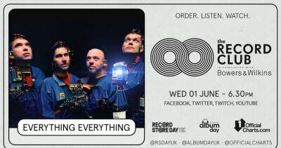 Jess Iszatt - Everything Everything to discuss new album Raw Data Feel as next guests on The Record Club this Wednesday - officialcharts.com - Britain - Manchester