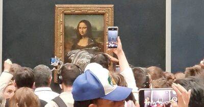 Mona Lisa attacked with cake by man disguised as old woman in wheelchair - www.dailyrecord.co.uk - France - Paris