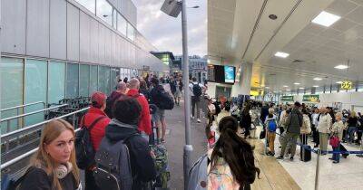 Holidaymakers forced to queue outside Glasgow and Edinburgh amid travel chaos - dailyrecord.co.uk - Scotland - London