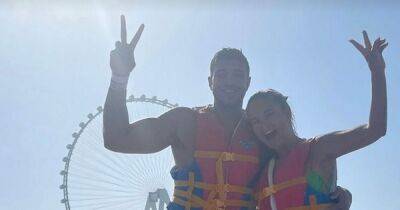 Molly-Mae Hague - Tommy Fury - Tommy Fury suffers injury as he and Molly-Mae Hague take on water park in Dubai - ok.co.uk - Dubai - Hague