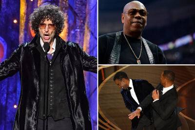 Howard Stern: Hollywood is ‘f – – ked up’ for Dave Chappelle vs. Will Smith response - nypost.com - Los Angeles