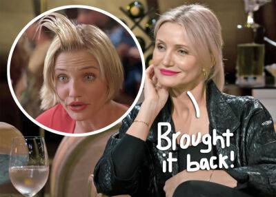 OMG! Cameron Diaz Recreated Classic There's Something About Mary 'Hair Gel' Scene! - perezhilton.com
