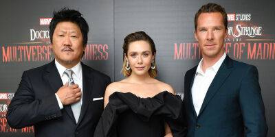 Benedict Cumberbatch - Elizabeth Olsen - Benedict Wong - Elizabeth Olsen Reveals Why She Doesn't Watch Her Movies at Premieres Ahead of 'Doctor Strange 2' Premiere in NYC - justjared.com - New York