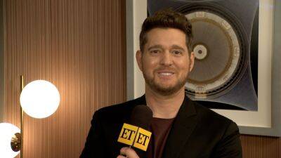 Michael Bublé Says He Had to Get an MRI After Training With Derek Hough for 'Higher' Music Video (Exclusive) - www.etonline.com - Las Vegas
