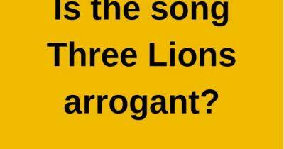 Let us know your thoughts on the song Three Lions - www.manchestereveningnews.co.uk