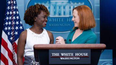 Joe Biden - Jen Psaki - Karine Jean-Pierre To Replace Jen Psaki As White House Press Secretary - etonline.com - USA