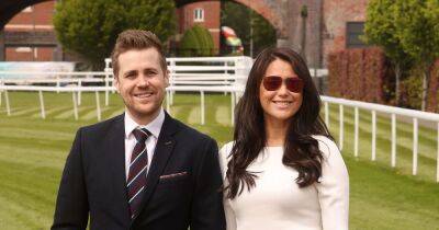 Sam Quek holds hands with husband at Chester Races after welcoming second child - www.ok.co.uk