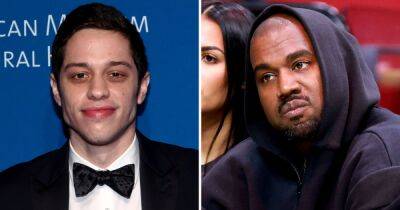 Pete Davidson - Kim Kardashian - John Mulaney - Watch Pete Davidson Joke His Friends Offered ‘No Advice’ About His Feud With ‘Genius’ Kanye West in Stand-Up Set: ‘I’ve Had a Really Weird Year’ - usmagazine.com - Los Angeles - city Staten Island, county King