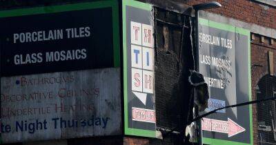 Images show devastation caused by huge fire at Oldham tile warehouse - www.manchestereveningnews.co.uk - Manchester - county Oldham