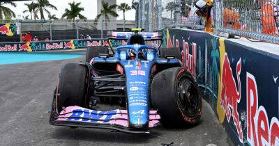 Ocon to miss Miami GP qualifying due to cracked F1 car chassis - www.msn.com