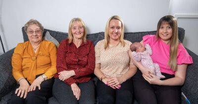 Family celebrates as newborn completes five generations including great, great granny, 83 - www.ok.co.uk