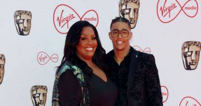 Alison Hammond joined by son Aiden, 16, on red carpet at BAFTA TV Awards - www.ok.co.uk - France