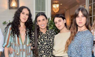Demi Moore shares heartfelt family photograph with all three daughters - hellomagazine.com