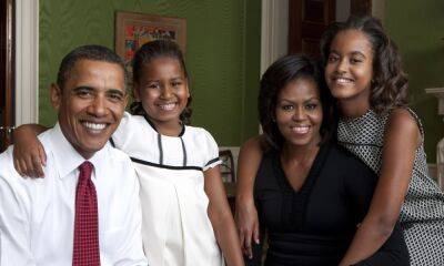 Michelle Obama shares sweet picture of daughters and mother for Mother's Day tribute - hellomagazine.com