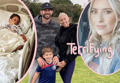Tarek El Moussa - Ant Anstead - Heather Rae Young - Christina Haack - Josh Hall - Exes Christina Haack & Tarek El Moussa Spent 'Very Scary' Mother's Day In Hospital As 6-Year-Old Son Underwent Emergency Surgery - perezhilton.com