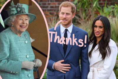 Meghan Markle - Archie Mountbatten - Meghan Markle & Prince Harry ASSURED They'll Get Police Protection While Attending The Queen's Platinum Jubilee - perezhilton.com - Britain - London - California - Santa Barbara