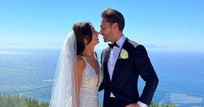 Mario Falcone's wedding to Becky Miesner in full from stunning gown to celeb pals - www.ok.co.uk - Italy