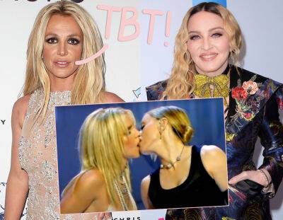 Britney Spears Recreated The Iconic VMAs Kiss With Madonna At Her Wedding!! - perezhilton.com