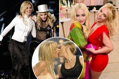 Britney Spears - Justin Timberlake - Selena Gomez - Christina Aguilera - Sam Asghari - Drew Barrymore - Madonna - What a wedding! Britney Spears and Madonna’s 5 best BFF moments - nypost.com - New York - city Thousand Oaks