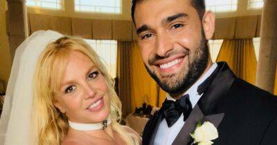 Britney Spears - Sam Asghari - Britney's dazzling wedding jewellery worth ‘£350K’ as pop star marries Sam Asghari - ok.co.uk