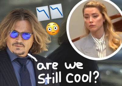 Johnny Depp - Amber Heard - Camille Vasquez - Johnny Depp's Popularity Went DOWN Over Course Of Trial? Really?! - perezhilton.com - USA