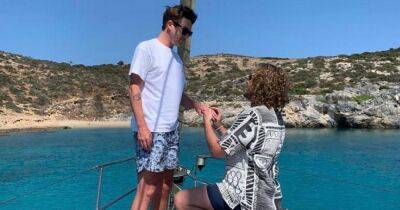 Adam Thomas - Moss - Hollyoaks star Andy Moss engaged to boyfriend after romantic yacht proposal - ok.co.uk